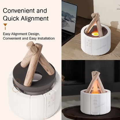 Simulated Flame Aroma Diffuser